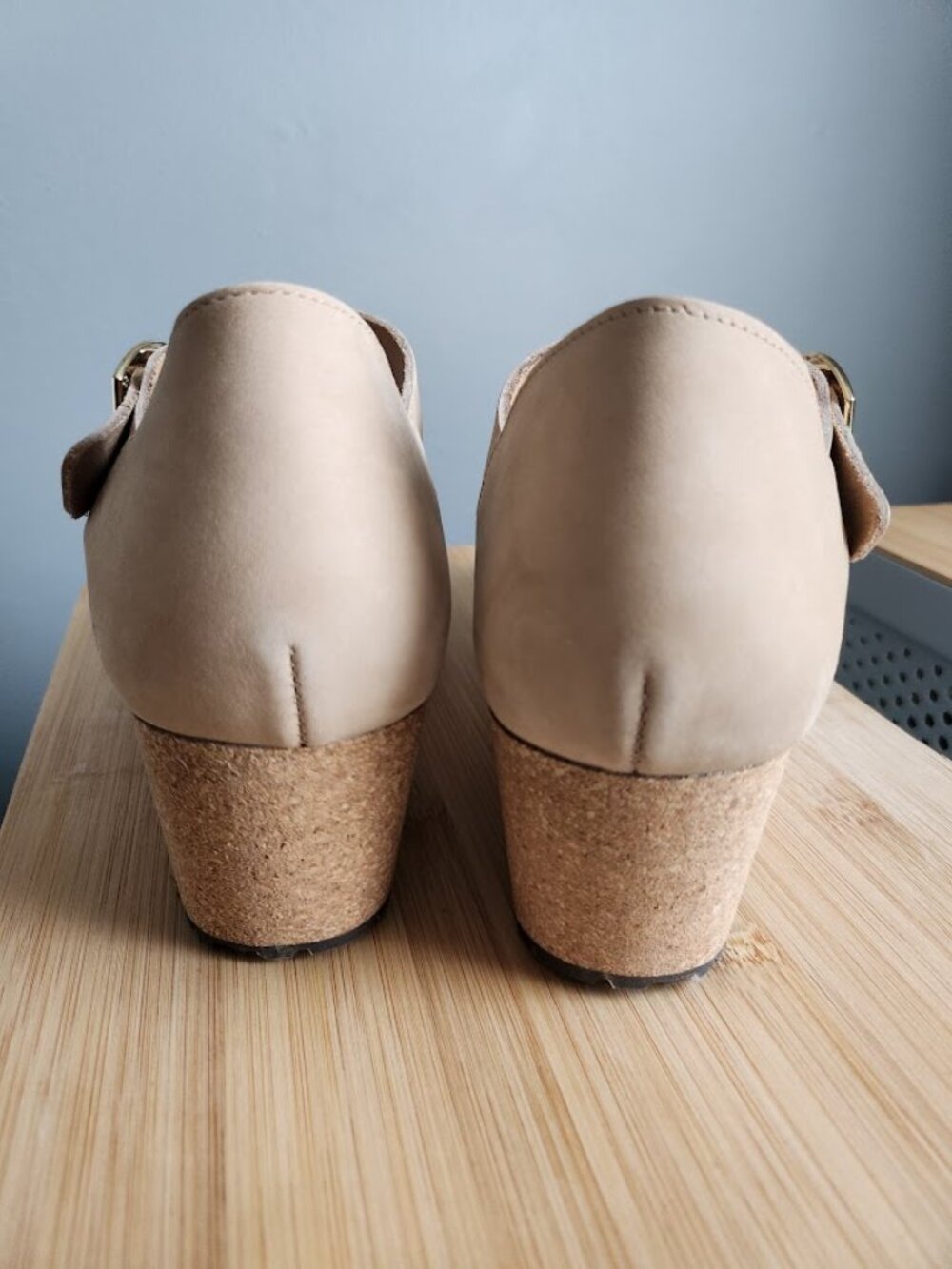 Birkenstock Papillio Wedge Clogs in Warm Sand Size 39 NWOT - Picture 5 of 8